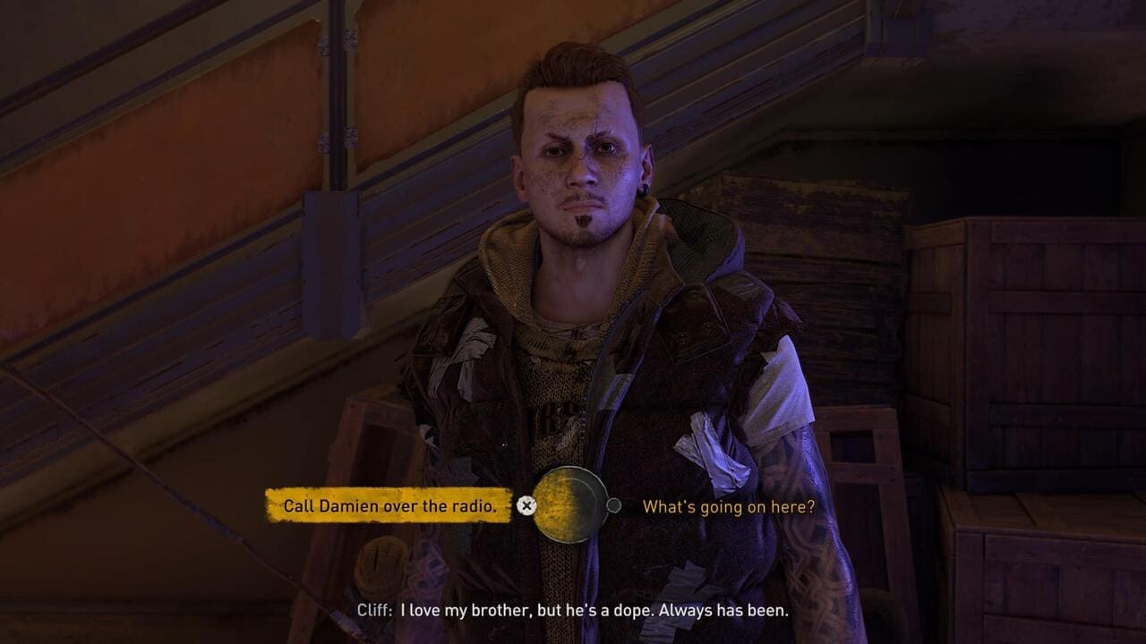 Dying Light 2 : faut-il appeler Damien par radio ?