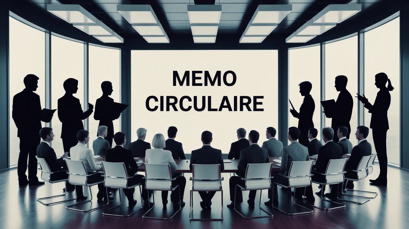 Mémo circulaire : différences, rédaction et modèles pratiques