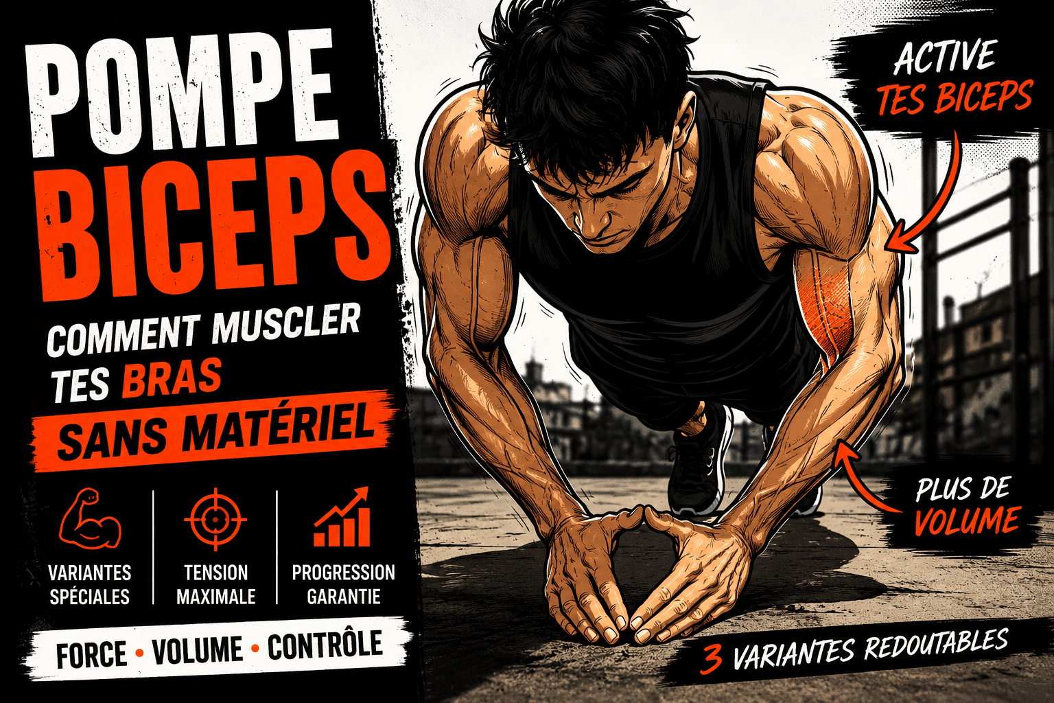 Pompe pour biceps : comprendre la congestion et la provoquer proprement
